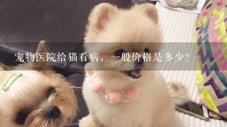 宠物医院给猫看病，1般价格是多少？