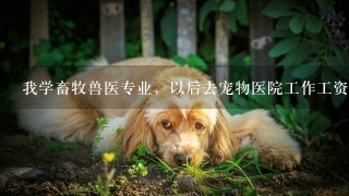 我学畜牧兽医专业，以后去宠物医院工作工资大概会是多少？