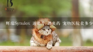 辉瑞Synulox 速诺片 消炎药 宠物医院卖多少钱1片